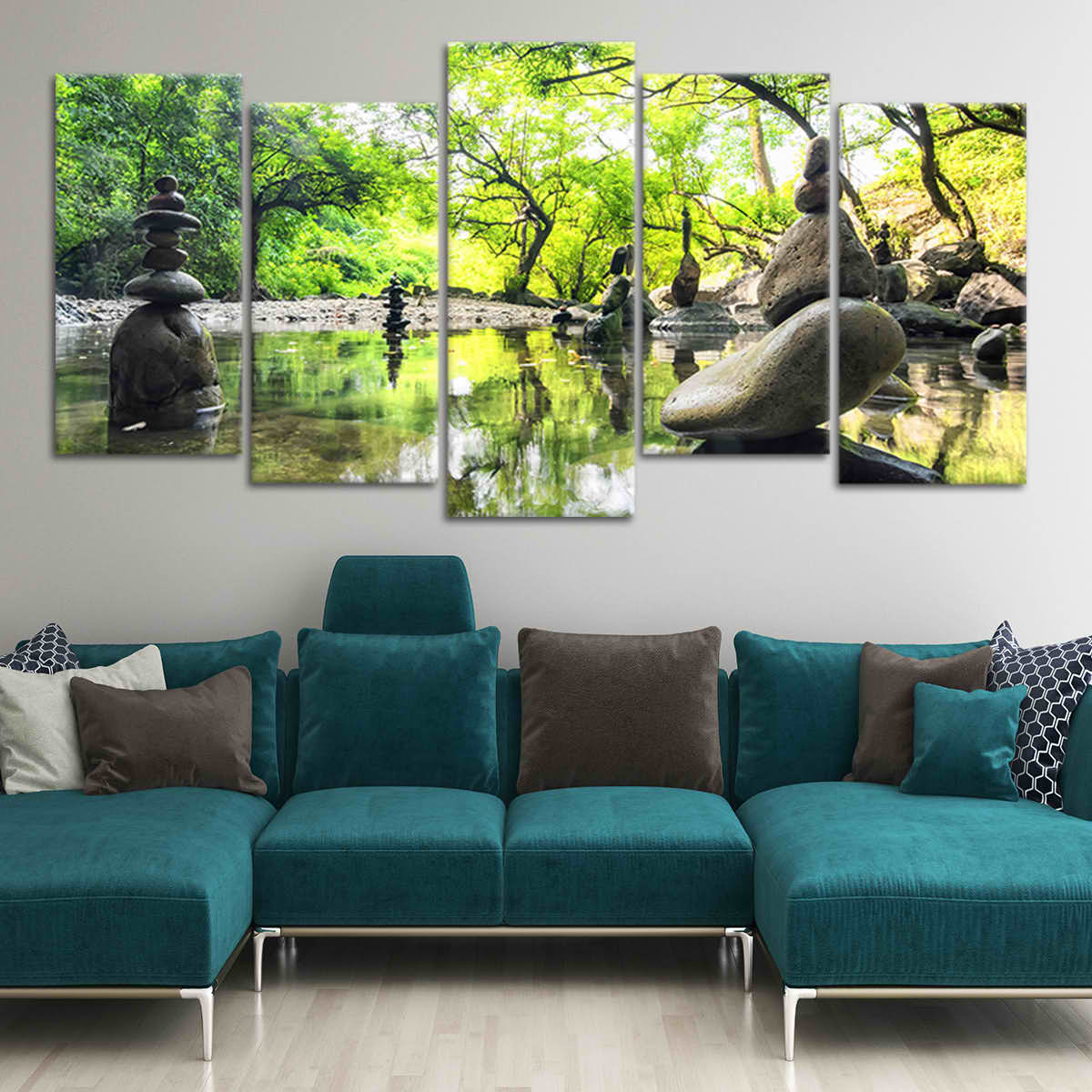 Zen Rock Garden Wall Art Canvas-Stunning Canvas Prints