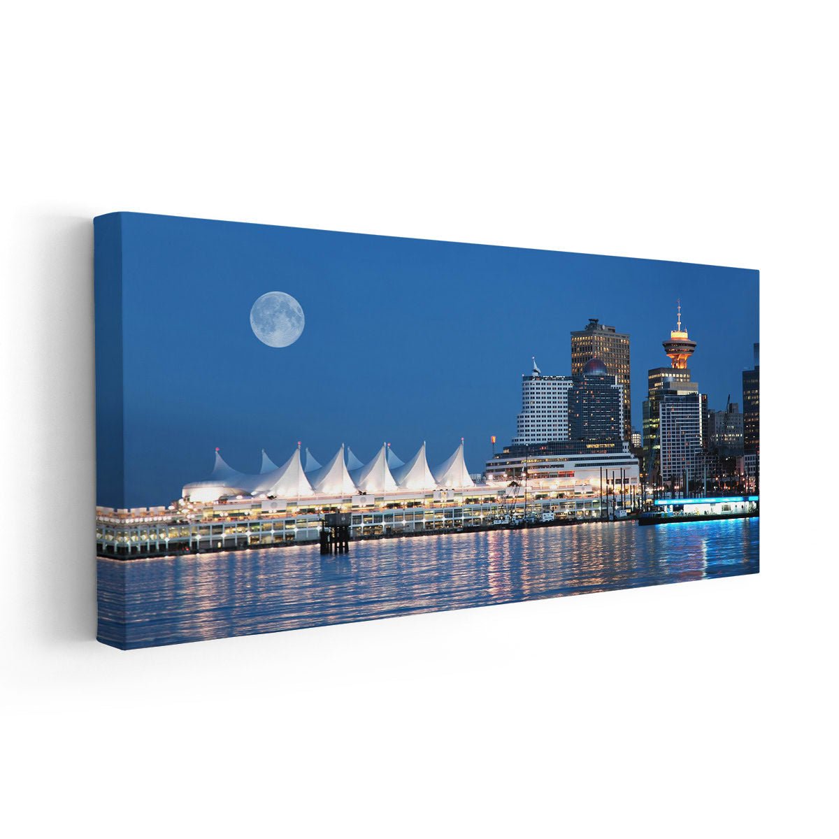 Canada Place Skyline Wall Art Canvas-Stunning Canvas Prints