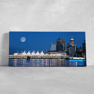 Canada Place Skyline Wall Art Canvas-Stunning Canvas Prints