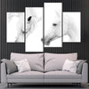 White Horse Couple Wall Art Canvas-Stunning Canvas Prints