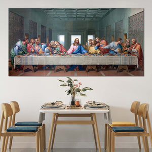 Framed Large The Last Supper Wall Art For Bedroom Wall-Stunning Canvas Prints