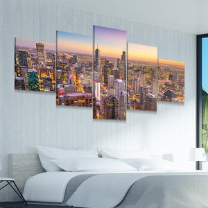 Chicago Skyline Wall Art Canvas-Stunning Canvas Prints