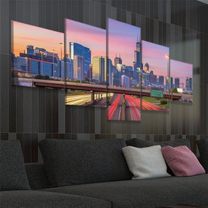 Chicago Illinois Skyline Wall Art Canvas-Stunning Canvas Prints