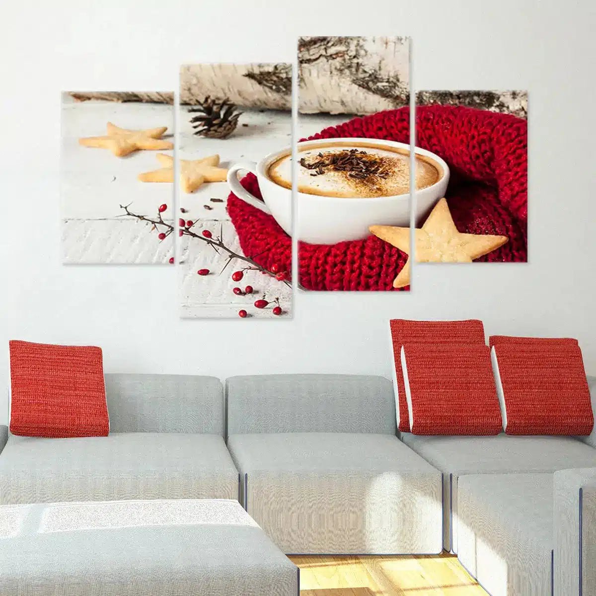 Christmas Coffee Wall Art-Stunning Canvas Prints