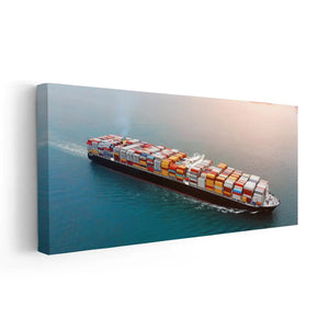 Container Cargo Ship Wall Art Canvas Print-Stunning Canvas Prints