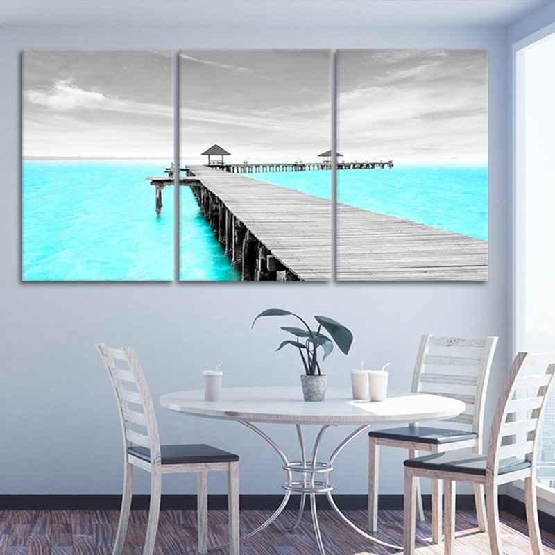 Isla Mujeres Dock Wall Art Canvas-Stunning Canvas Prints