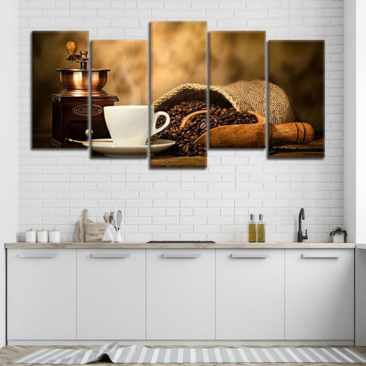 Coffee And Beans Wall Art Canvas Print-Stunning Canvas Prints