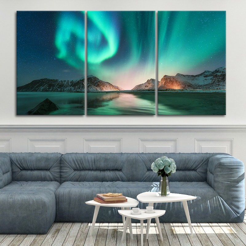 Aurora Borealis Wall Art Canvas-Stunning Canvas Prints