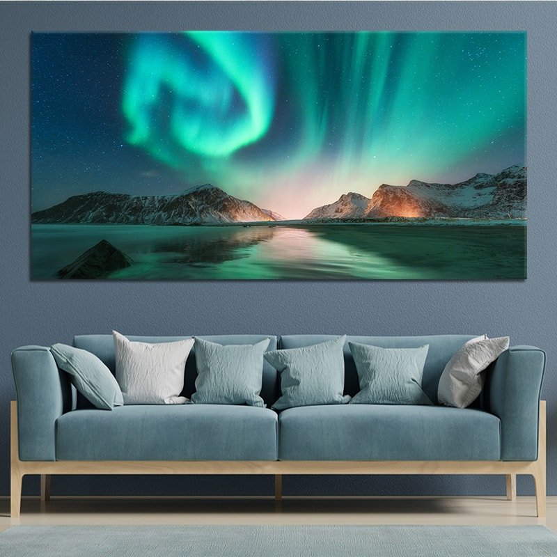 Aurora Borealis Wall Art Canvas-Stunning Canvas Prints