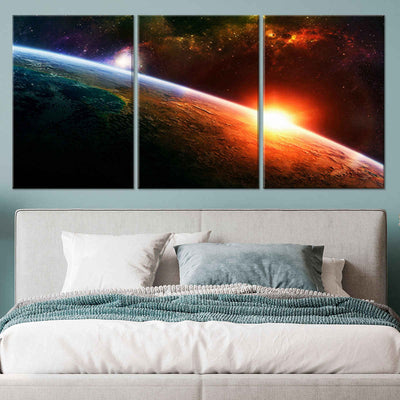 Deep Space View From Earth Wall Art