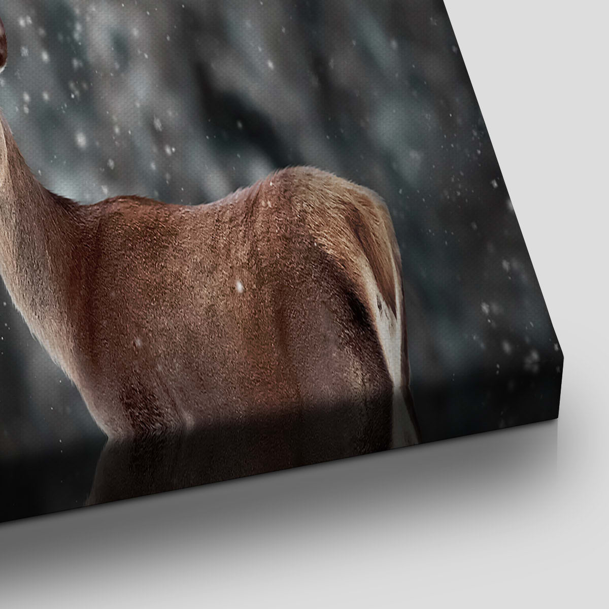 Winter Deer Elks Wall Art Canvas-Stunning Canvas Prints