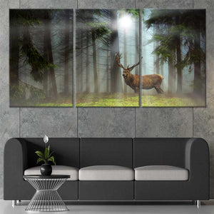 French Forest Deer Wall Art Canvas-Stunning Canvas Prints