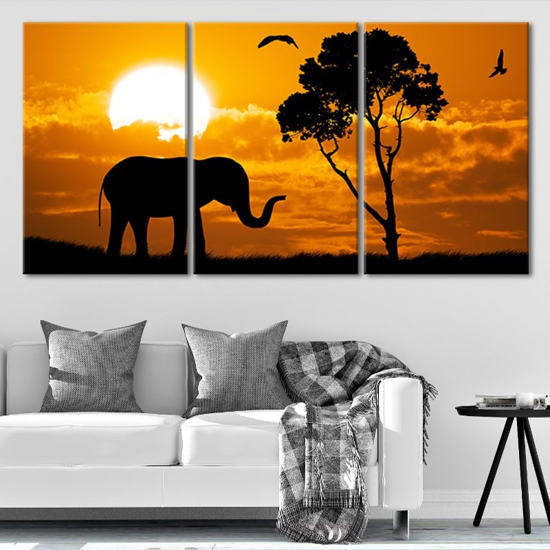 3 piece african wall art -Stunning Canvas Prints