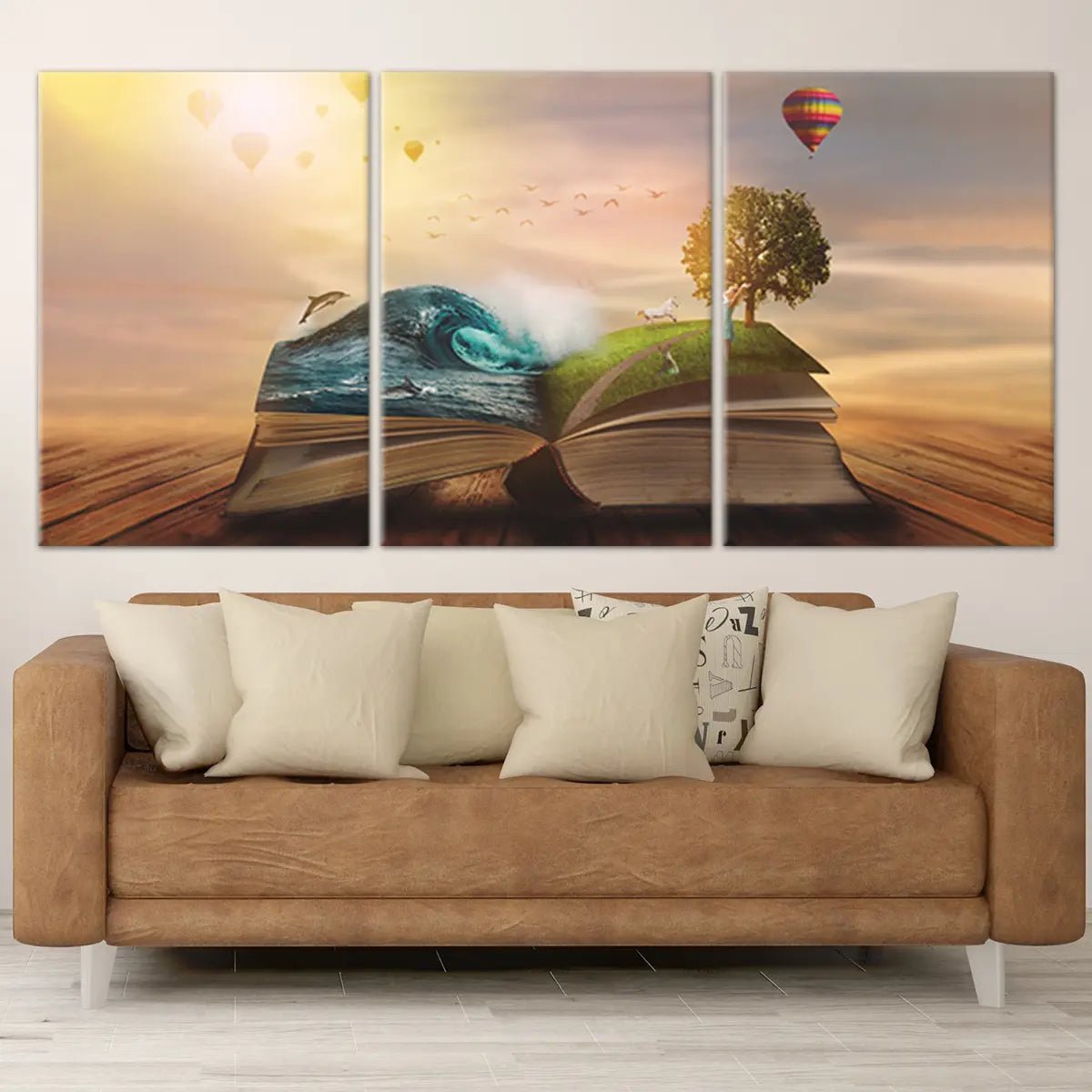 Enchanted Magic Book Wall Art Canvas Print-Stunning Canvas Prints