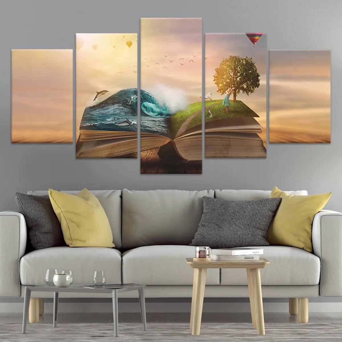 Enchanted Magic Book Wall Art Canvas Print-Stunning Canvas Prints