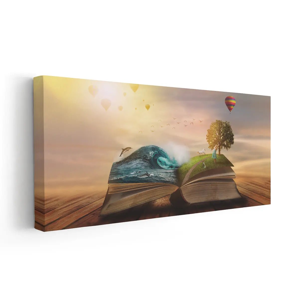 Enchanted Magic Book Wall Art Canvas Print-Stunning Canvas Prints