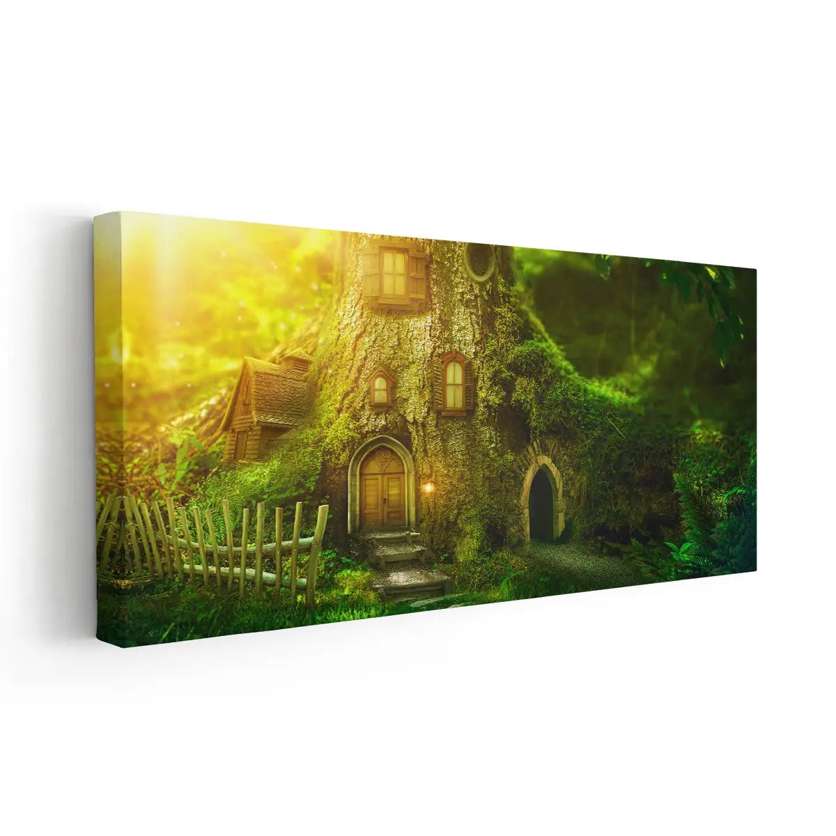 Fairy Tree House Wall Art Canvas Print-Stunning Canvas Prints