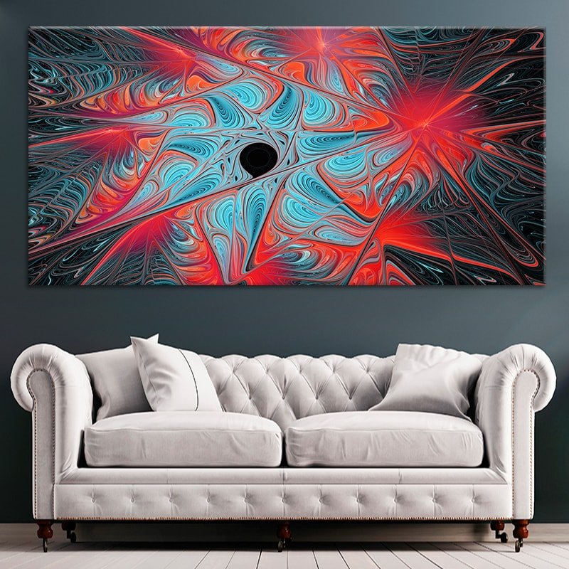 Abstract Cosmic Explosion Wall Art-Stunning Canvas Prints