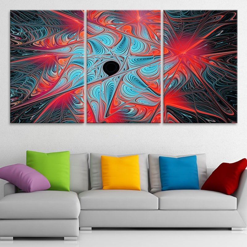 Abstract Cosmic Explosion Wall Art-Stunning Canvas Prints