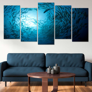 Barracuda Fish Wall Art Canvas-Stunning Canvas Prints