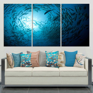 Barracuda Fish Wall Art Canvas-Stunning Canvas Prints