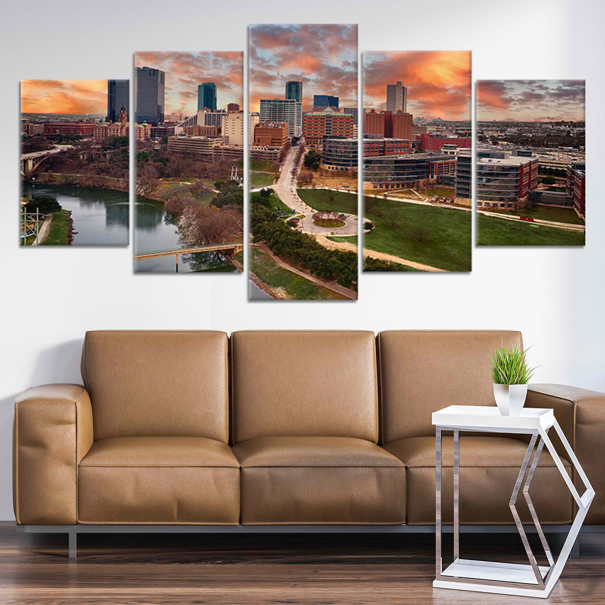 Fort Worth Skyline Wall Art Canvas-Stunning Canvas Prints