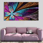 Colorful Fractal Flower Wall Art Canvas Print-Stunning Canvas Prints