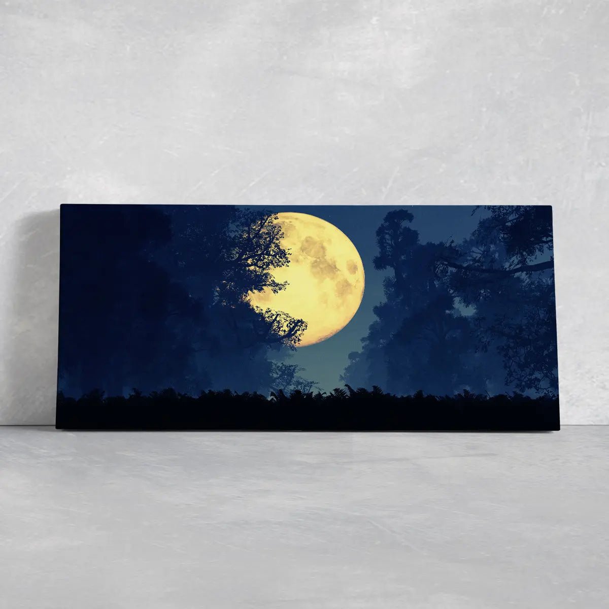 Radiant Full Moon Wall Art Canvas-Stunning Canvas Prints