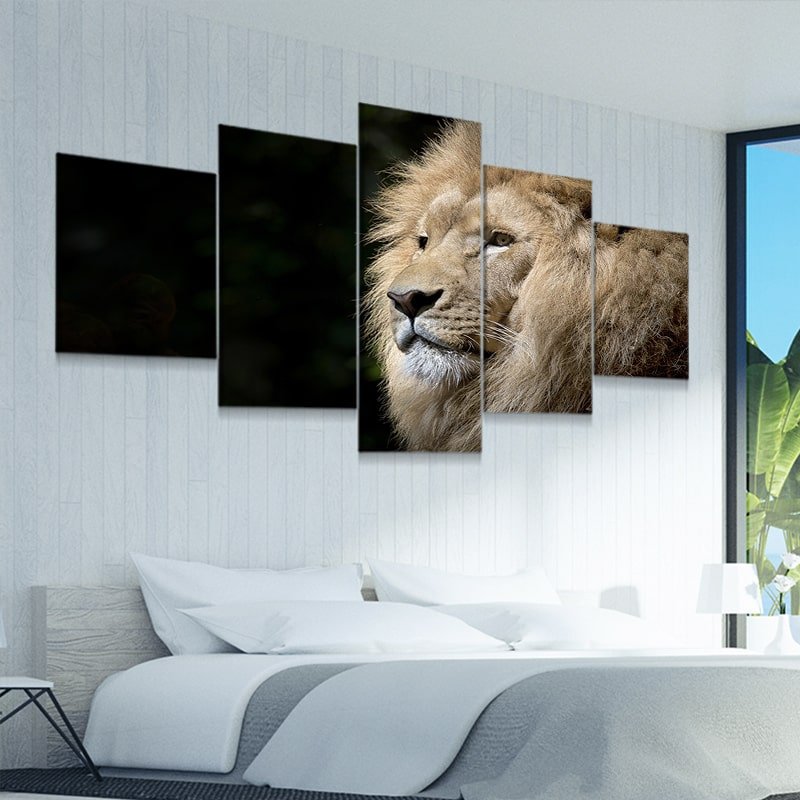 African Regal Lion Wall Art Canvas-Stunning Canvas Prints