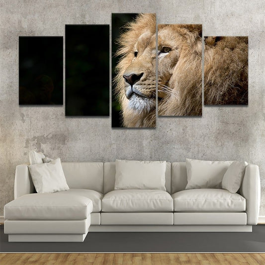 African Regal Lion Wall Art Canvas-Stunning Canvas Prints