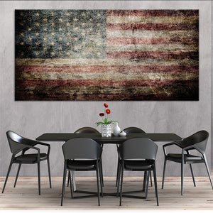 Large American Flag Wall Art Canvas Print-Stunning Canvas Prints