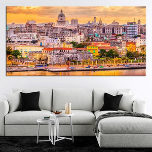 Havana Skyline Wall Art Canvas-Stunning Canvas Prints