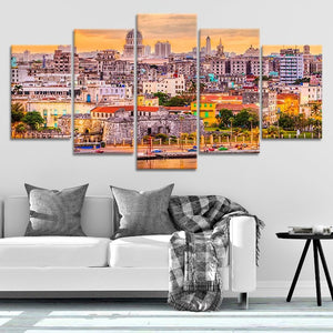 Havana Skyline Wall Art Canvas-Stunning Canvas Prints