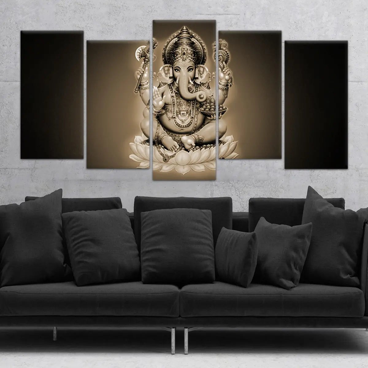 Lord Ganesha Wall Art Canvas Print-Stunning Canvas Prints