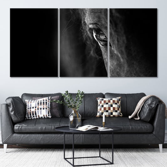 Horse Eye Wall Art Canvas-Stunning Canvas Prints