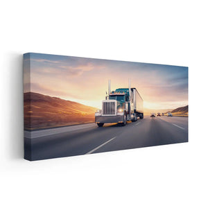 Semi truck Wall Art Canvas Print-Stunning Canvas Prints