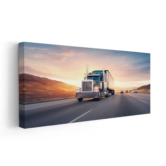 Semi truck Wall Art Canvas Print-Stunning Canvas Prints