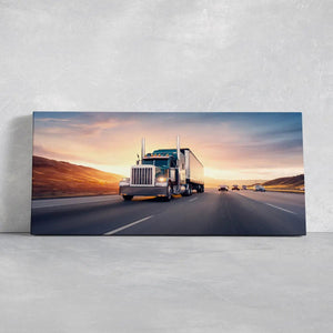 Semi truck Wall Art Canvas Print-Stunning Canvas Prints