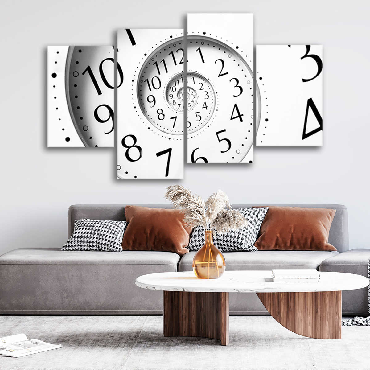 Modern Spiral Wall Art Canvas Print-Stunning Canvas Prints