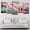 Japanese Garden Bridge Wall Art Canvas-Stunning Canvas Prints