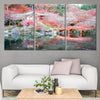 Japanese Garden Bridge Wall Art Canvas-Stunning Canvas Prints