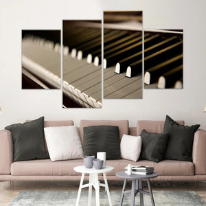 Vintage Jazz Piano Wall Art Canvas Print-Stunning Canvas Prints