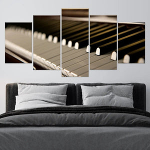 Vintage Jazz Piano Wall Art Canvas Print-Stunning Canvas Prints