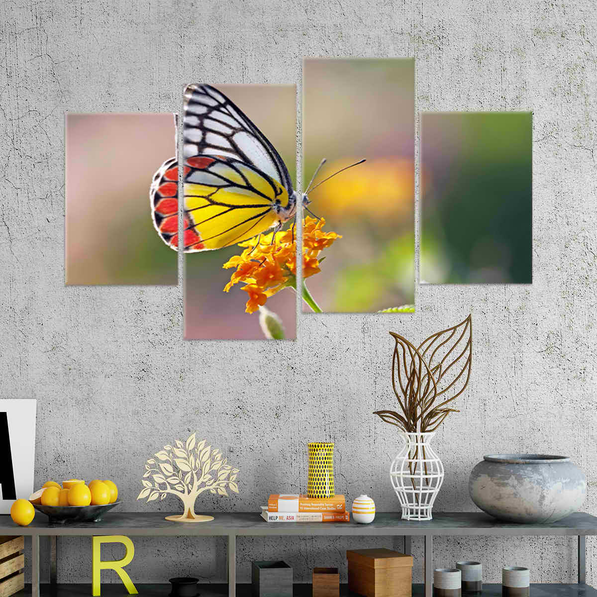 jezebel Butterfly Wall Art Canvas-Stunning Canvas Prints