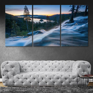 Eagle Waterfall Lake Tahoe Wall Art Canvas-Stunning Canvas Prints