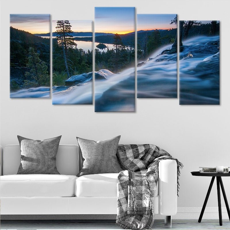 Eagle Waterfall Lake Tahoe Wall Art Canvas-Stunning Canvas Prints