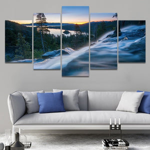 Eagle Waterfall Lake Tahoe Wall Art Canvas-Stunning Canvas Prints