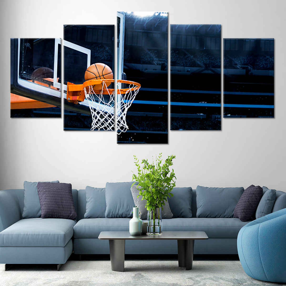 Basketball Arena Wall Art Canvas Print-Stunning Canvas Prints