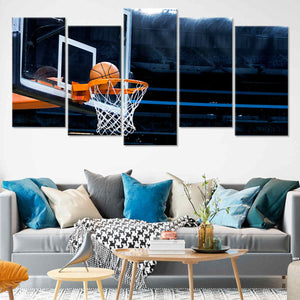 Basketball Arena Wall Art Canvas Print-Stunning Canvas Prints