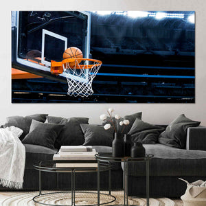 Basketball Arena Wall Art Canvas Print-Stunning Canvas Prints